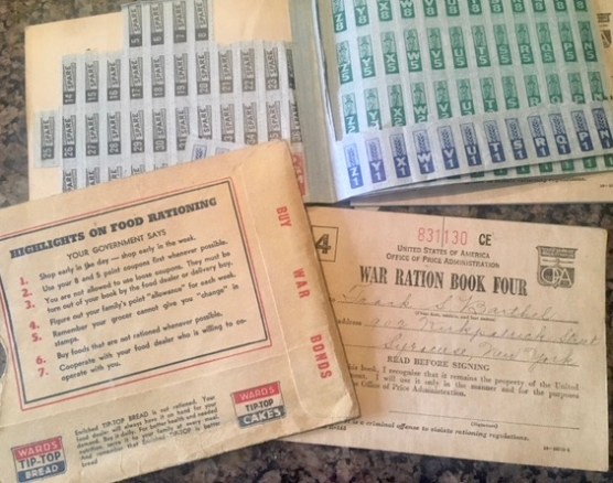 WAR RATION COUPON BOOKS